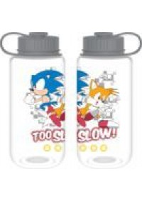 Bouteille De Plastique (Gourde) Sonic Par Bioworld - Too Slow (32 oz)
